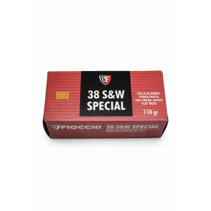 Fiocchi 38 special FMJ 110gr