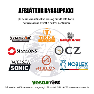 Byssupakki (Afsláttar Pakki) Veldu Sjálfur