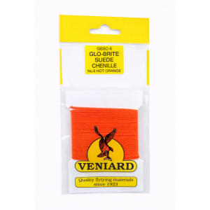 Veniard Glo-Brite Suede Chenille – Hot Orange