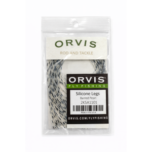 ORVIS Silicone Legs – Barred Pearl