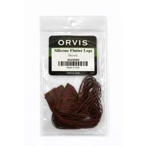ORVIS Silicone Flutter Legs – Brown