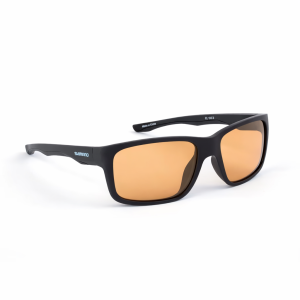 Shimano Gleraugu Aspire Matte Black & Yellow – Polariseruð