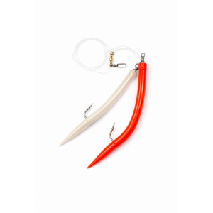 Fladen Rubber Mac sett (2 Hooks Size 9/0 og 12/0)