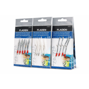 Fladen Deep Sea Mackerel sett með 12 pökkum af slóðum