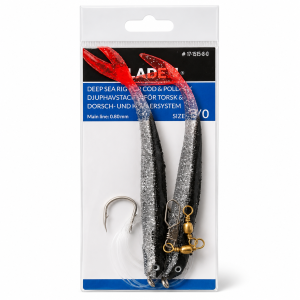 Fladen Deep Sea Hem Twintail Black Glitter