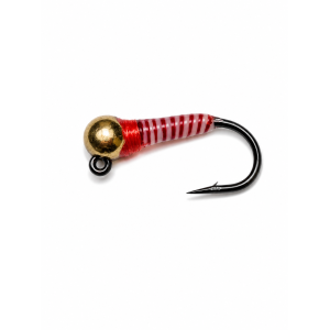 TB – Gold Red and White Wire Nymph #14 og #16