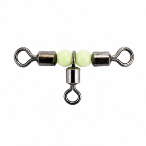 Fladen Crossline Rolling Swivel með perlum 3-way