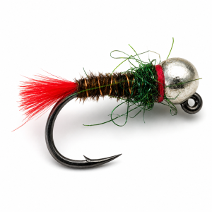 Silver Pheasant killer red Tungsten Jig #12 og #14