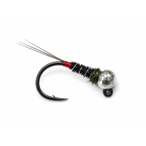 Silver French Nymph Tungsten Jig #12 og #14